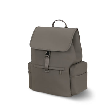 Rubber-Effect Flap Cargo Hybrid Laptop Backpack
