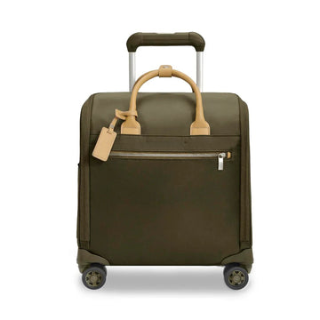 Micro Weave Nylon Under-Seat Spinner Rolling Cabin Luggage