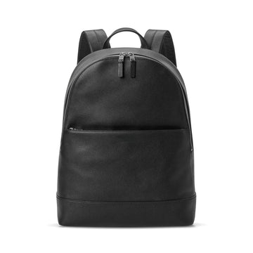 Pebbled Leather Multi-Carry Hybrid Commuter Laptop Backpack