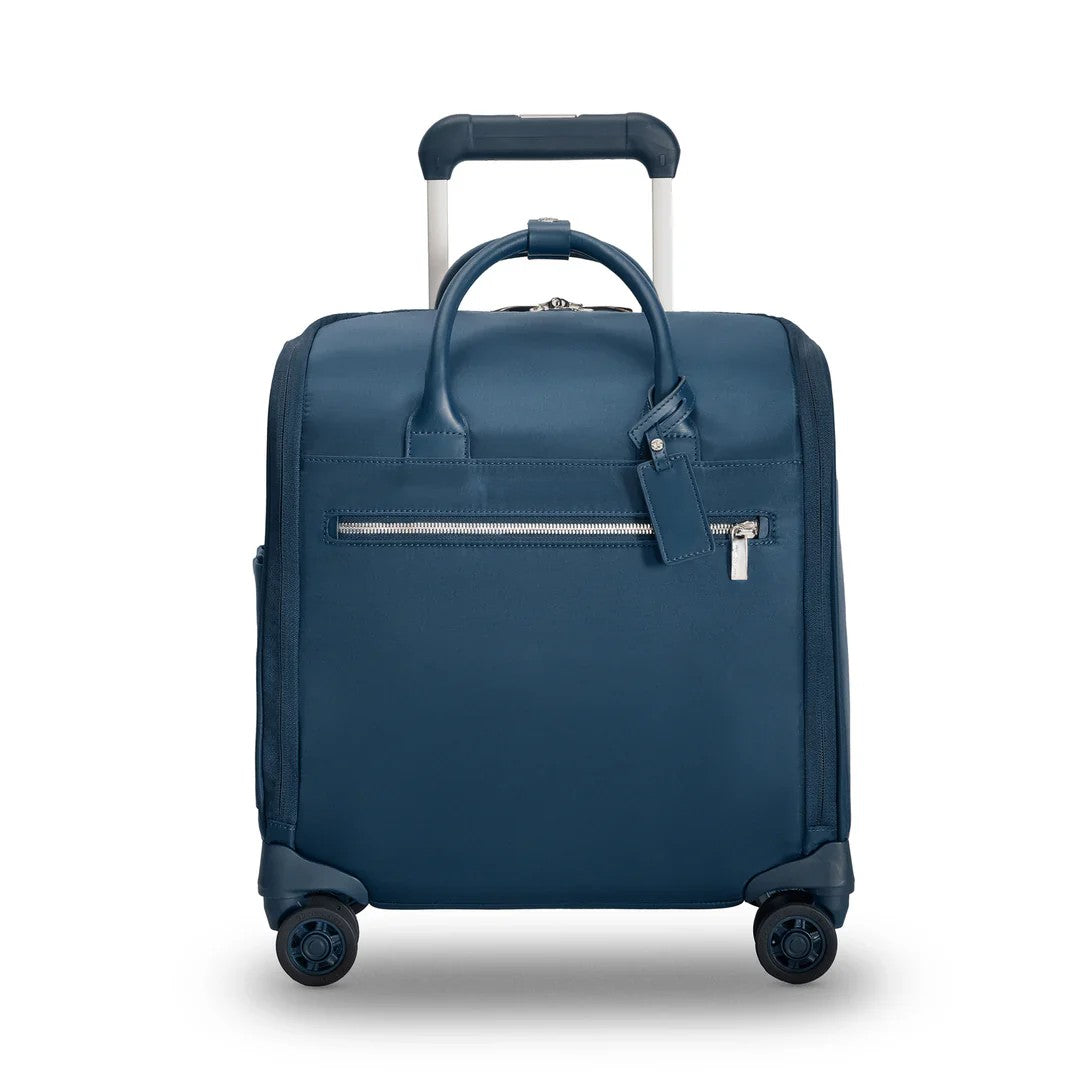 Micro Weave Nylon Under-Seat Spinner Rolling Cabin Luggage